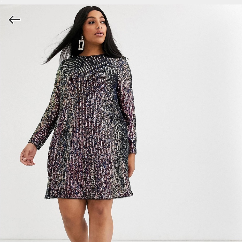 ASOS Curve sequin dress